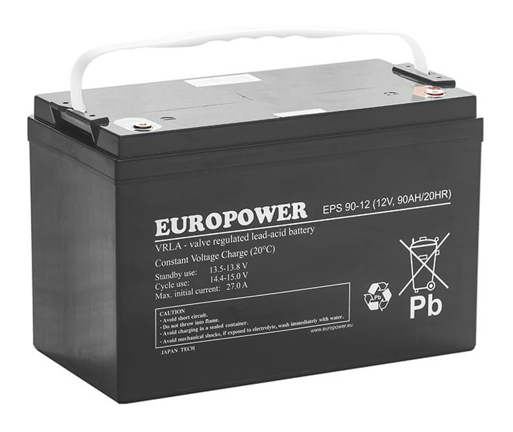 EUROPOWER Akumulator 12V EPS 90Ah żywotność: 10-12 lat
