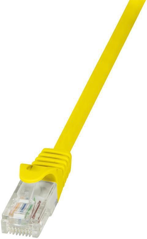 LogiLink Patchcord U/UTP żółty kat.6 PVC 10 m.