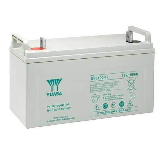 AKUMULATOR AGM YUASA NPL12V-100Ah o żywotności 6-9 lat