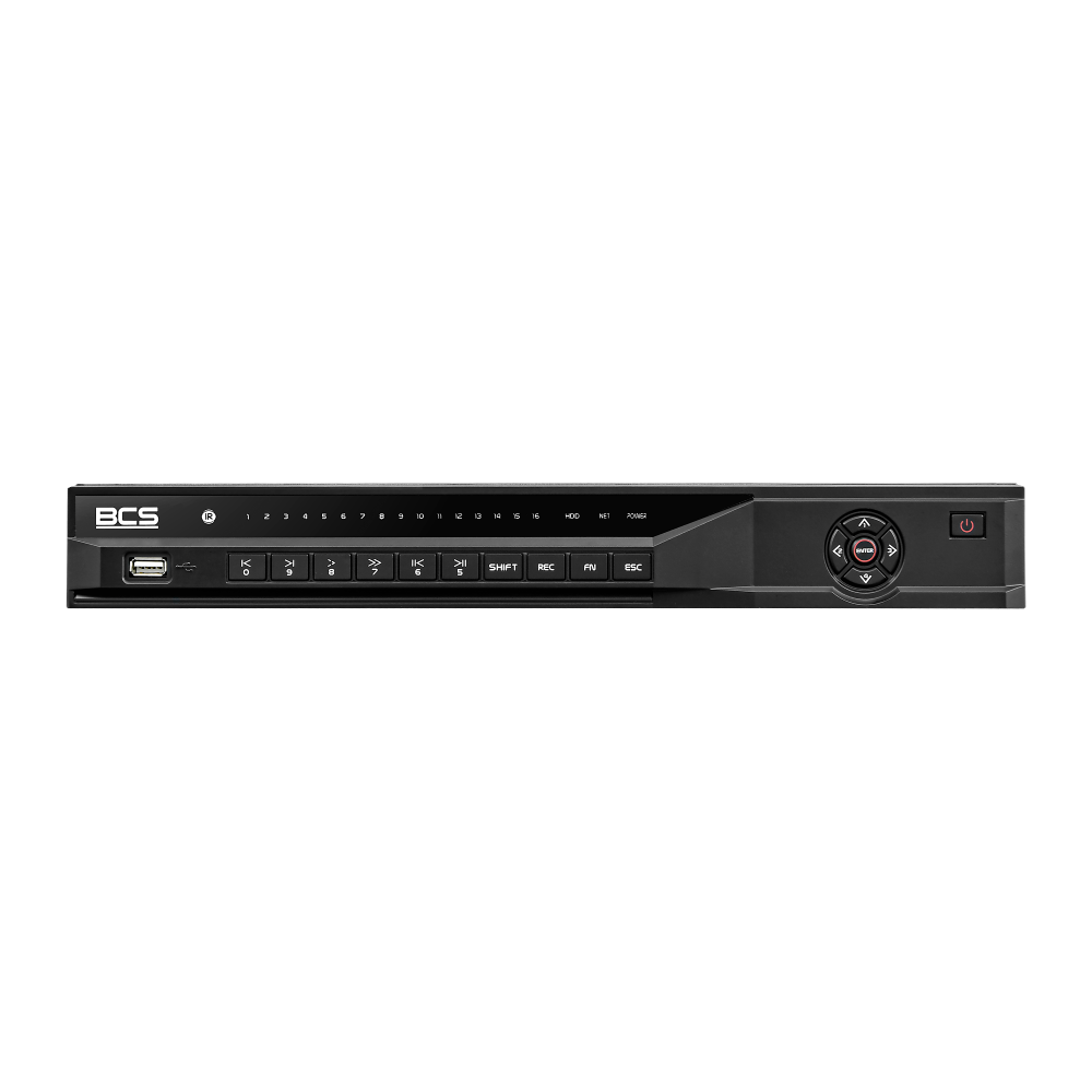 BCS Rejestrator sieciowy 8-kanałowy, 1U, 2 x HDD, nagrywanie rozdzielczości do 4K, III generacja,Tryb Fisheye, Obsługa kamer z Inteligentną analizą obrazu, Obsługa kamer ARTR (do 4)