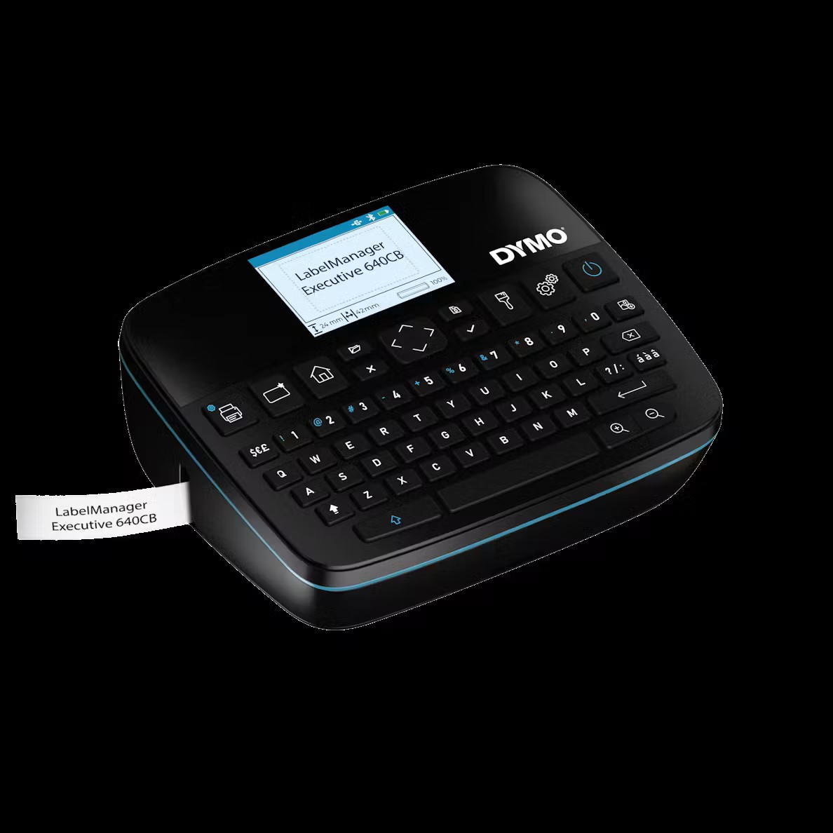 DYMO LabelManager 640CB, klawiatura QWERTY