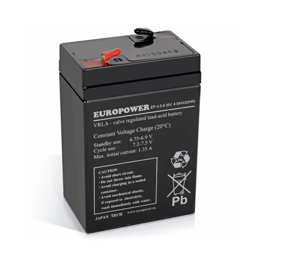EUROPOWER Akumulator 6V EP 4,5Ah żywotność: 6-9 lat