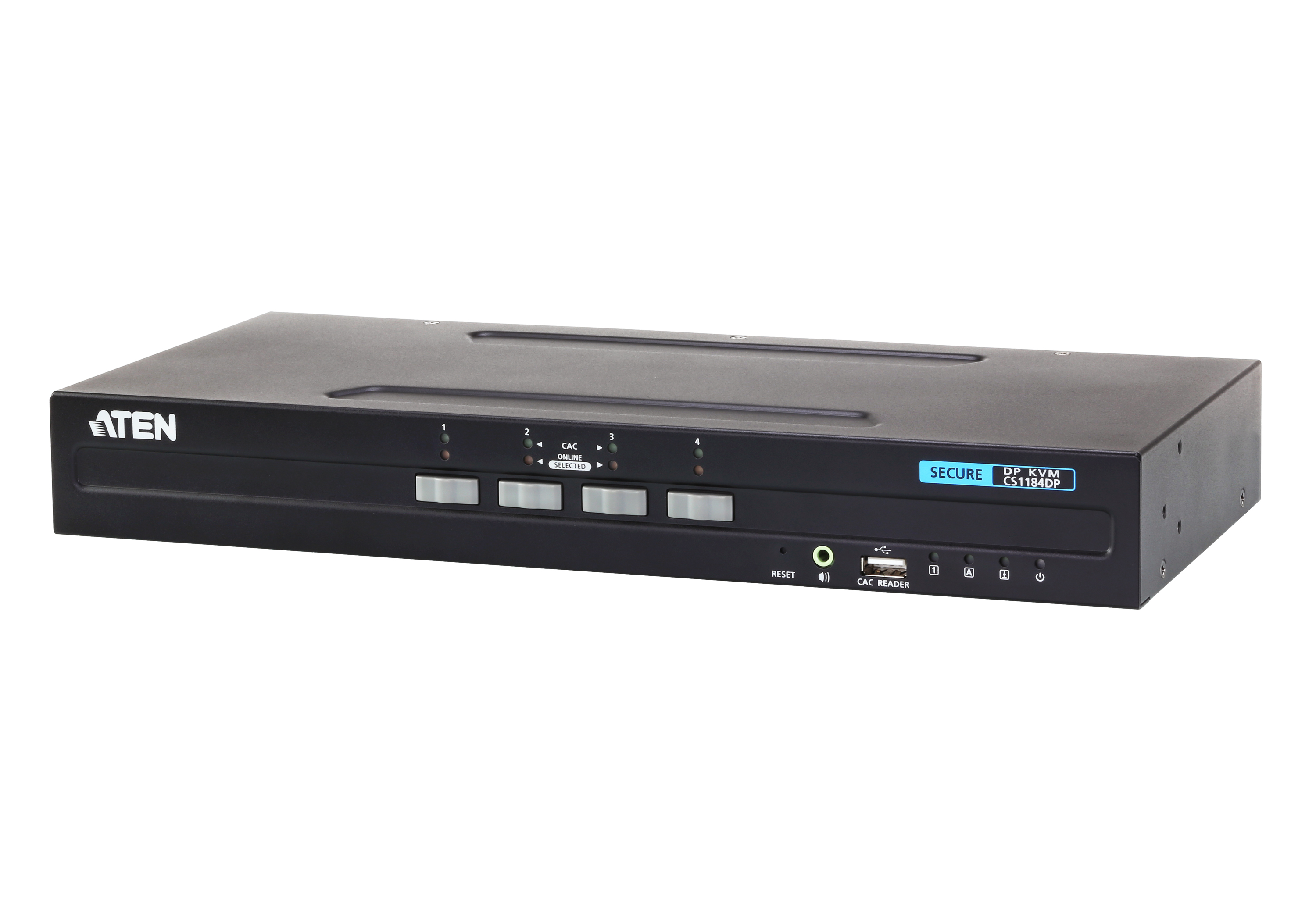 Aten Biurkowy przełącznik KVM 4 port USB DisplayPort Secure (PSS PP v3.0)