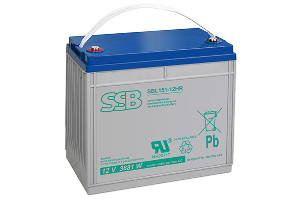 AKUMULATOR AGM SBL 12V-145Ah dla C20 o żywotności 15 lat