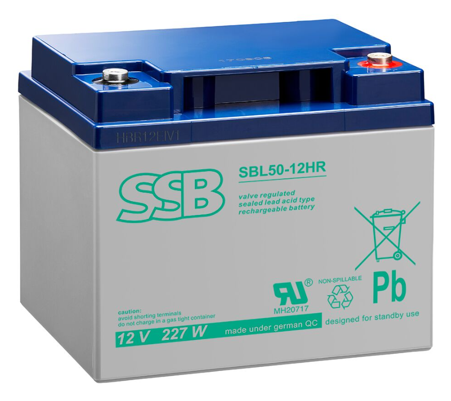 AKUMULATOR AGM SBL 12V-40Ah dla C20 o żywotności 15 lat