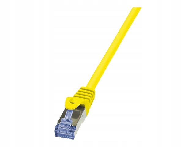 LogiLink Patchcord S/FTP żółty kat.6A LSZH  1,5m.