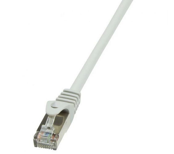 LogiLink Patchcord F/UTP  szary kat.5  1,0 m.