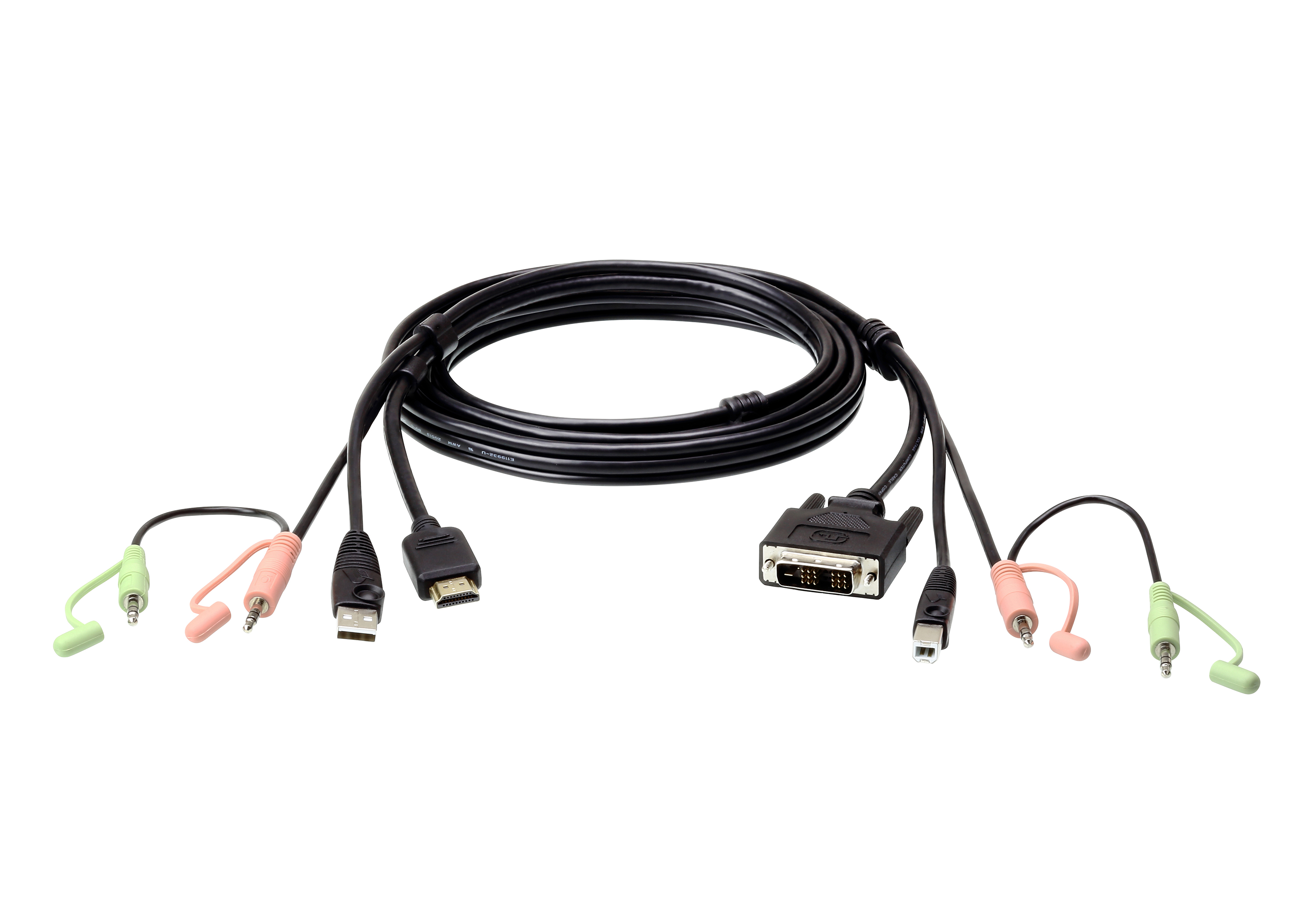 Aten Kabel KVM HDMI / DVI-D Audio 1,8m