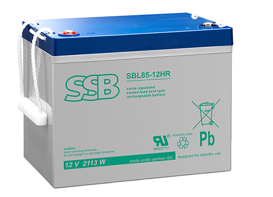 AKUMULATOR AGM SBL 12V-75Ah dla C20 o żywotności 15 lat
