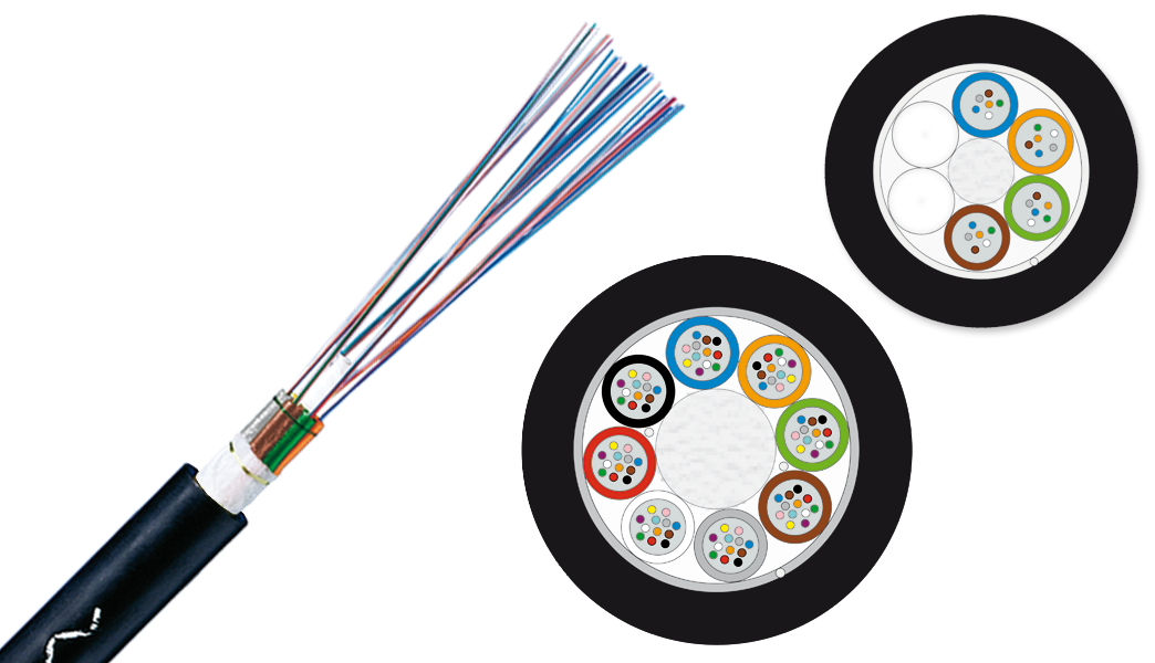 Corning kabel A-DF2Y(SR)2Y 6x4 E9 LT2.5