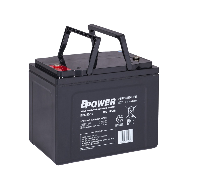 BPower Akumulator 12V BPL 80Ah żywotność: 10-12 lat