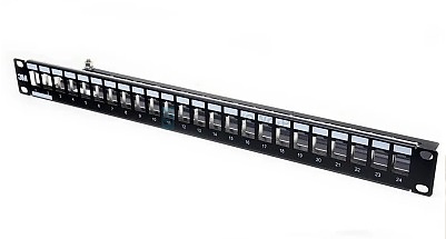 Corning (3M) Patch Panel dla 24 LC Duplex czarny