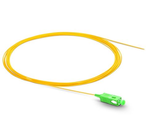 MIRSAN Pigtail OS2 singlemodowy SC/APC (zielonyi) 1m