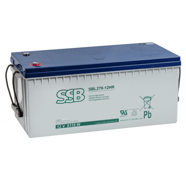 AKUMULATOR AGM SBL 12V-240Ah dla C20 o żywotności 15 lat