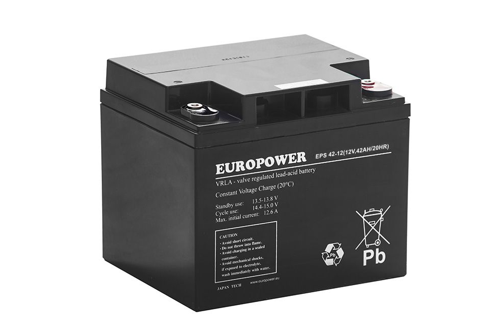 EUROPOWER Akumulator 12V EPS 42Ah żywotność: 10-12 lat