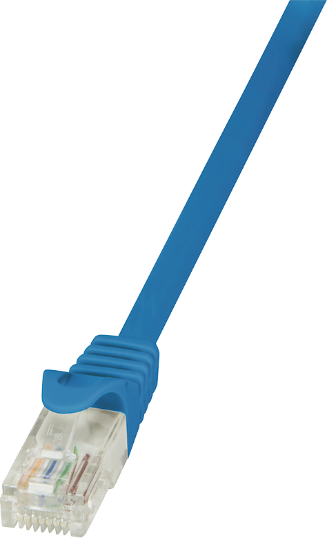 LogiLink Patchcord U/UTP niebieski kat.6 PVC  3,0m.
