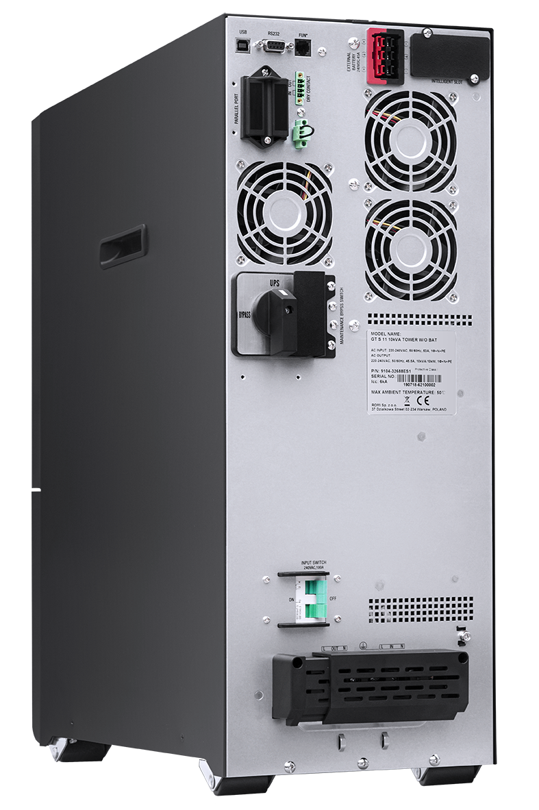 GT UPS S 11 Tower; 10kVA/10kW; On-Line; 20x7Ah