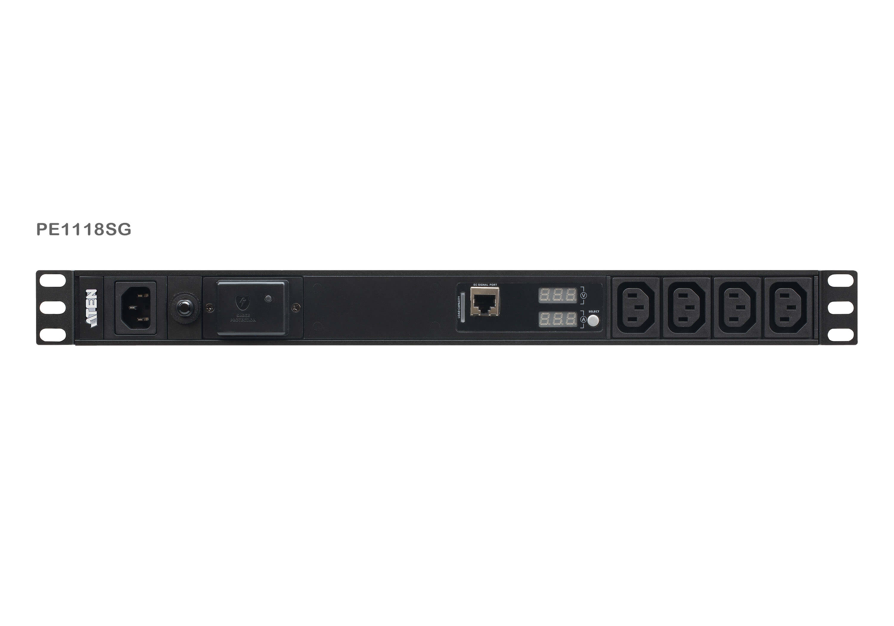 Aten Listwa PDU 18 port 10A Podstawowe PDU 1U z pomiarem i ochroną przeciwprzepięciową