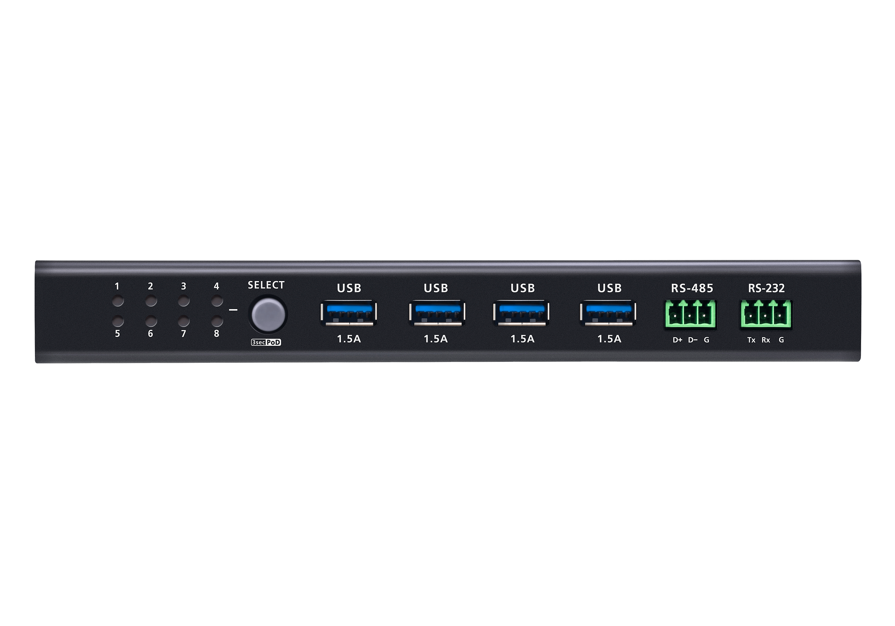 ATEN Przełącznik 8 x 4 współdzielący urządzenia peryferyjne USB 3.2 Gen1