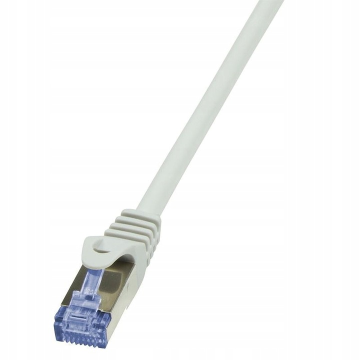 LogiLink Patchcord S/FTP biały kat.6A LSZH  1,0m.