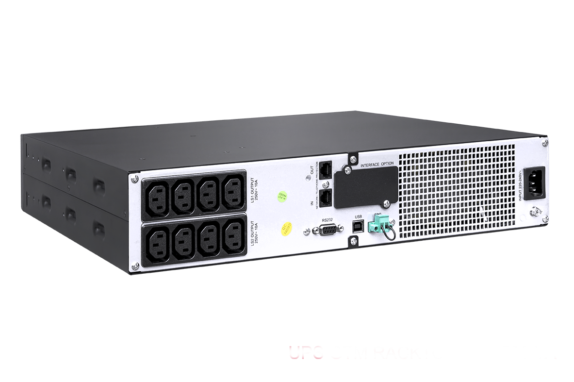 GT UPS M Rack 19” 2U/Tower; 1500VA/1350W; Line-Interactive; 8xIEC C13; 3x9Ah