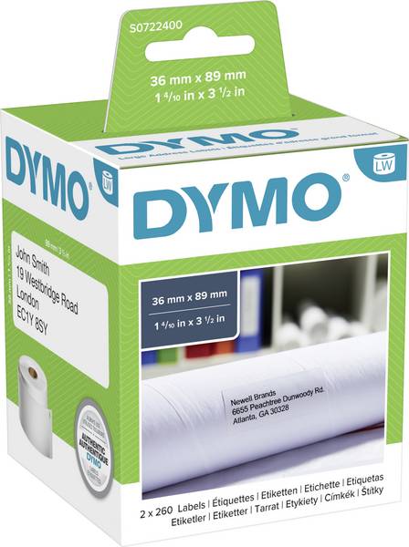 DYMO Etykieta  89 x 36mm biała