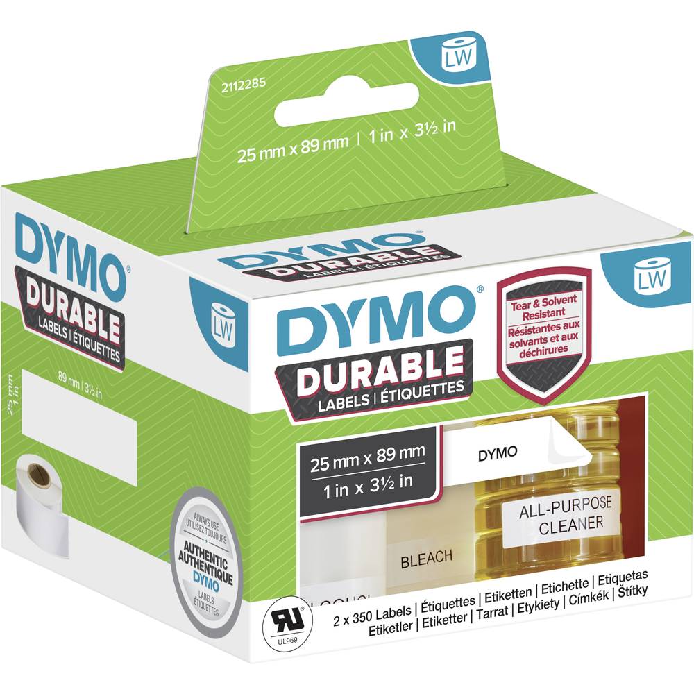 Dymo Durable etykieta wielofunkcyjna - 25mm x 89mm
