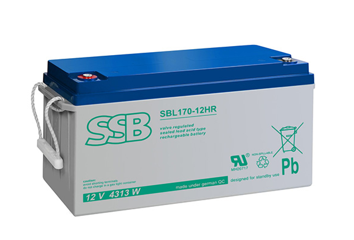 AKUMULATOR AGM SBL 12V-150Ah dla C20 o żywotności 15 lat