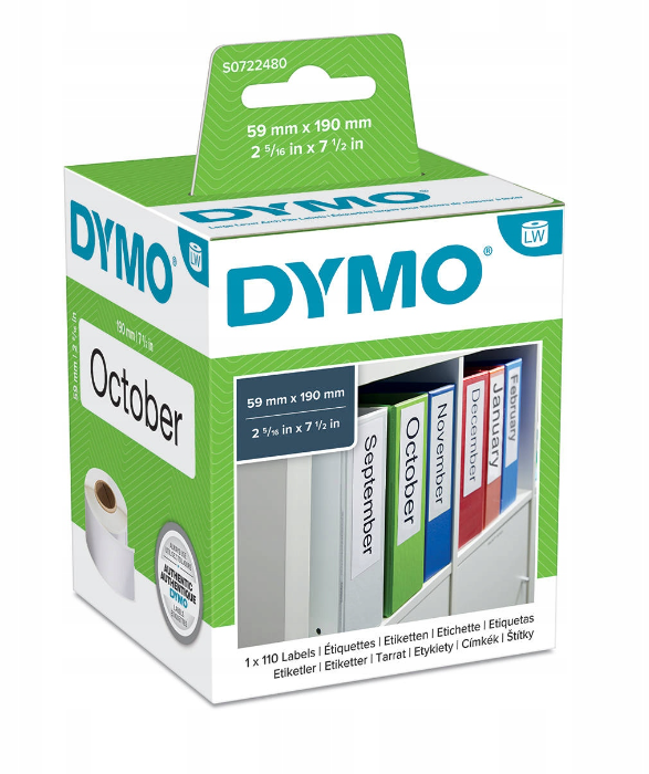 DYMO Durable duża etykieta wielofunkcyjna - 59mm x 190mm