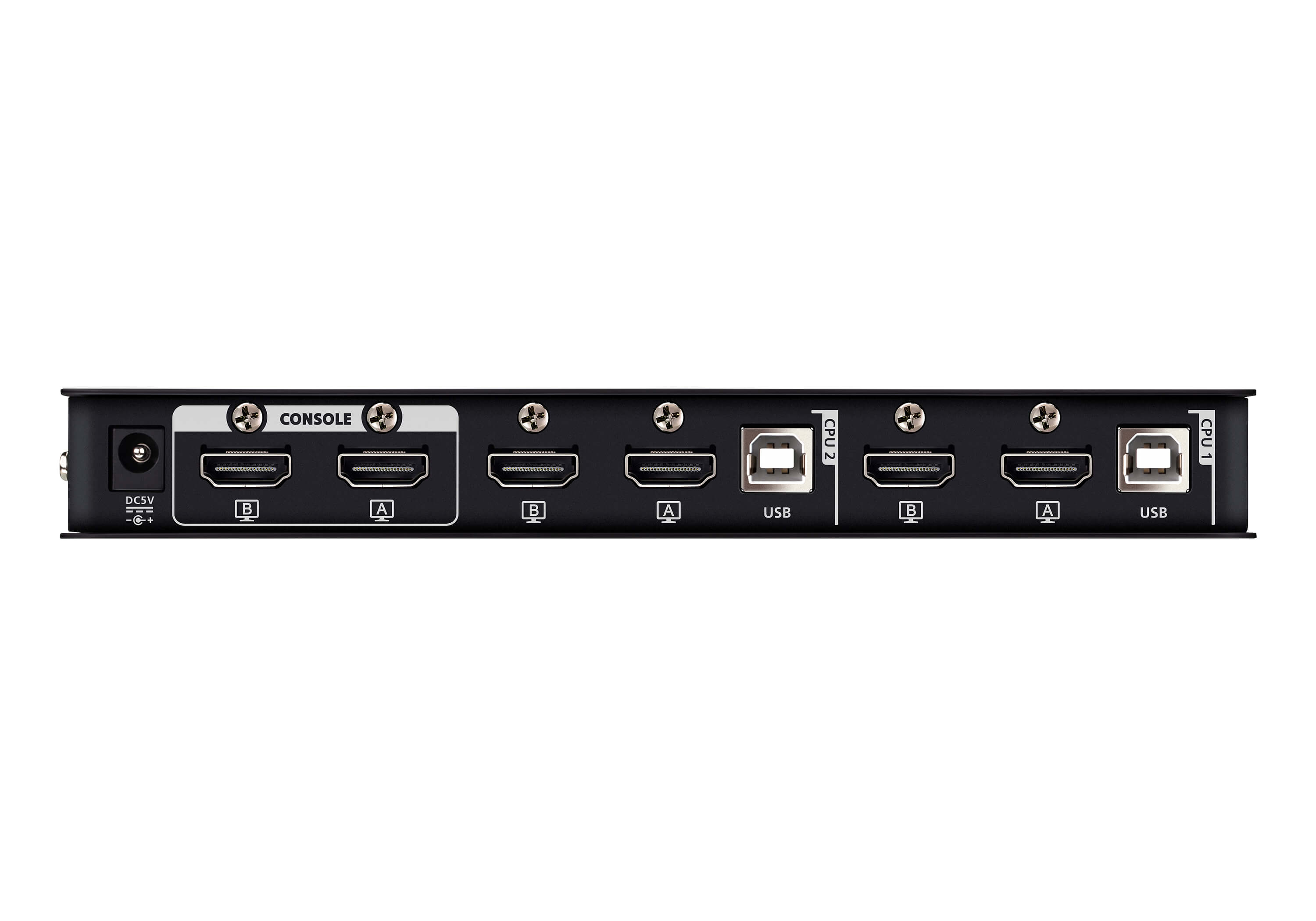 Aten Biurkowy przełącznik KVM USB 4K HDMI Dual Display 4-portowy