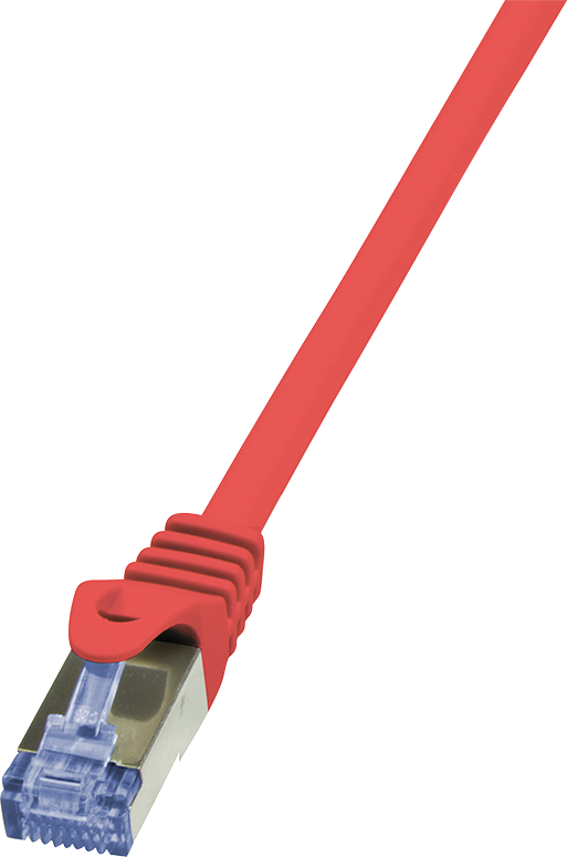 LogiLink Patchcord S/FTP czerwony kat.6A LSZH  2,0m.