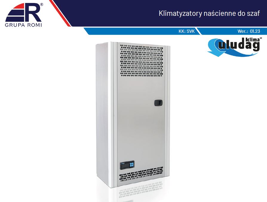 MIRSAN klimatyzator do szaf 19" naścienny 450 W ( R134a ) 1 fazowy