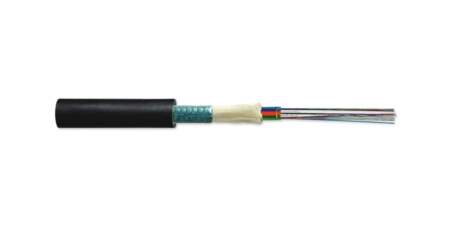 Corning Kabel Loose Tube, Single-Mode, E9, LT, LSZH/FRNC, 48-Fiber, Corrugated Steel, Indoor/Outdoor, Direct Buried, Duct, Vertical Riser