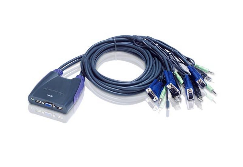 Aten KVM 4 porty USB 1,8m
