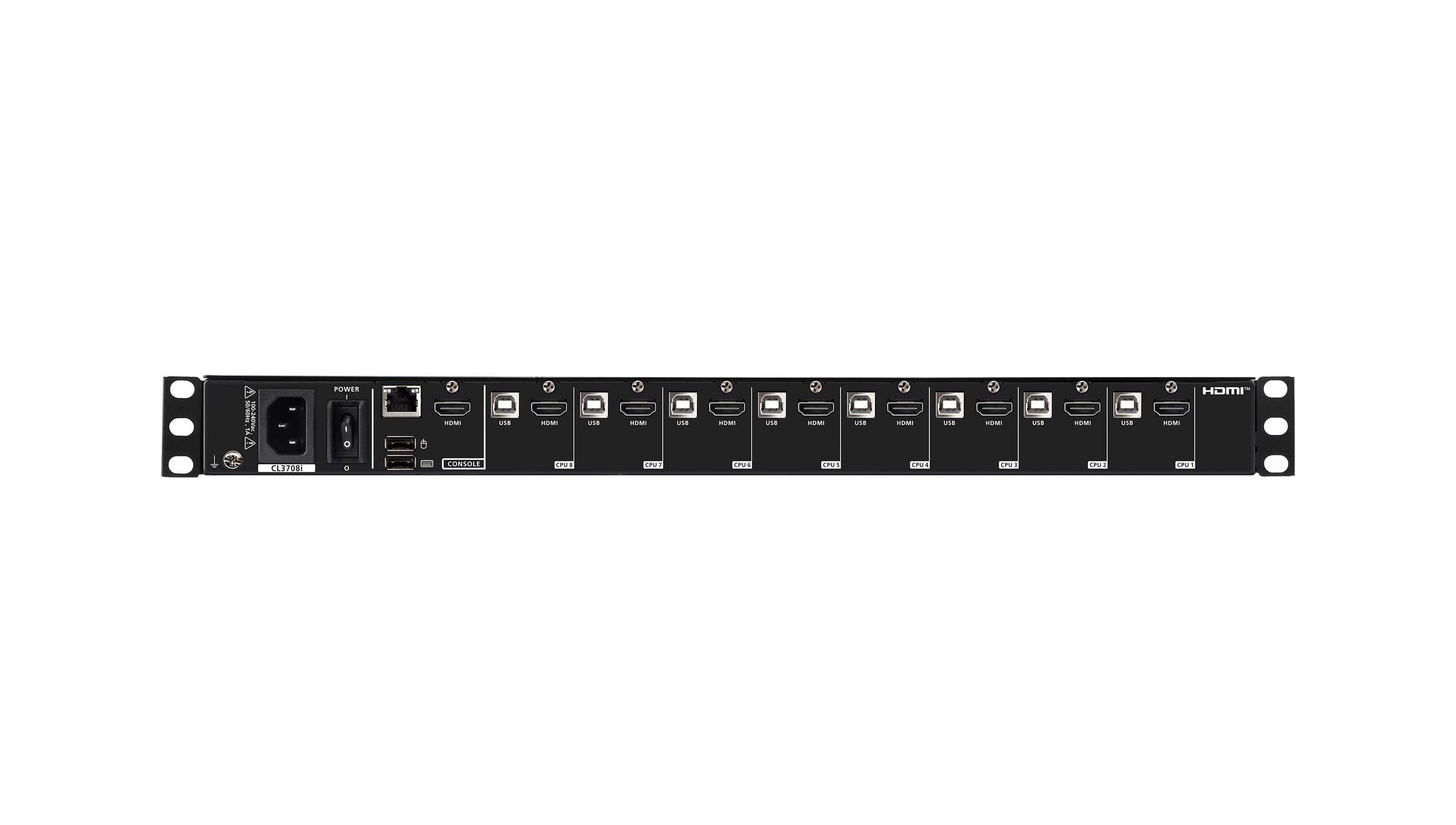 Aten Przełącznik KVM LCD 18.5"  8 port USB HDMI  1920 x 1080 over IP