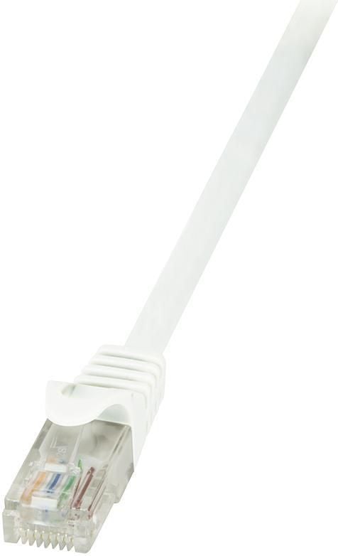 LogiLink Patchcord U/UTP biały kat.6 PVC  2,0m.