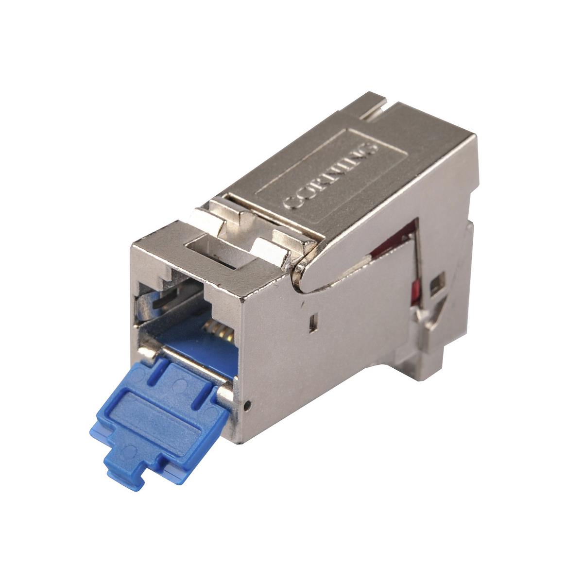 Corning Złącze keystone RJ-45 Kat.6A, STP xs500 (pakowane po 24 sztuki)