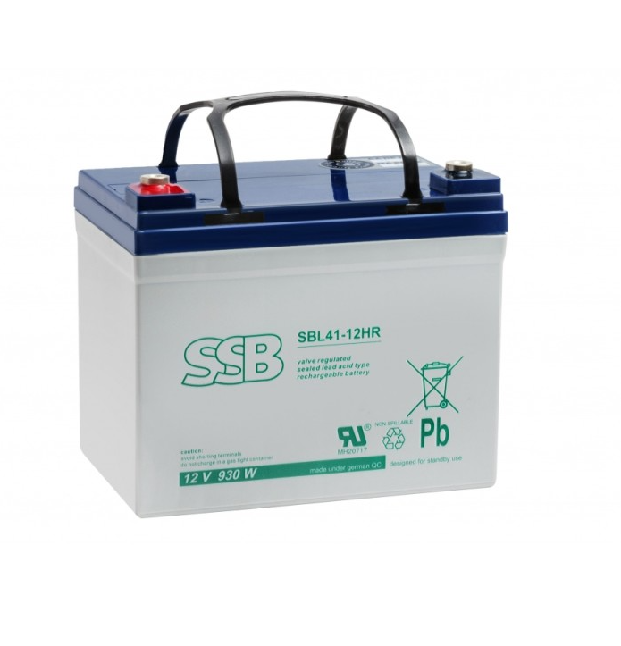 AKUMULATOR AGM SBL 12V-33Ah dla C20 o żywotności 15 lat