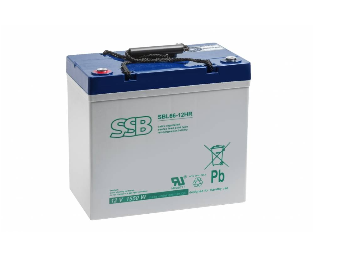 AKUMULATOR AGM SBL 12V-55Ah dla C20 żywotność 15 lat