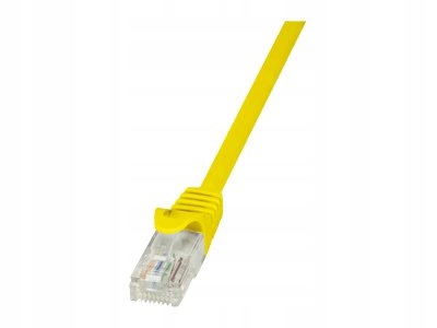 LogiLink Patchcord U/UTP żółty kat.6 PVC  3,0m.