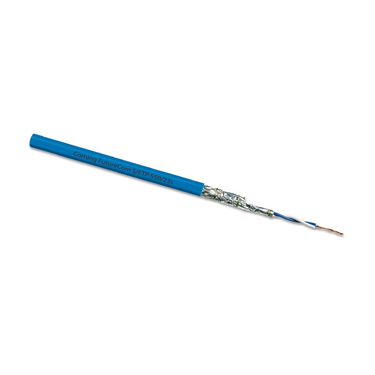 Corning Kabel S/FTP 550/23,4P,Cat. 6A,LS0H-3,BL,CPR D
