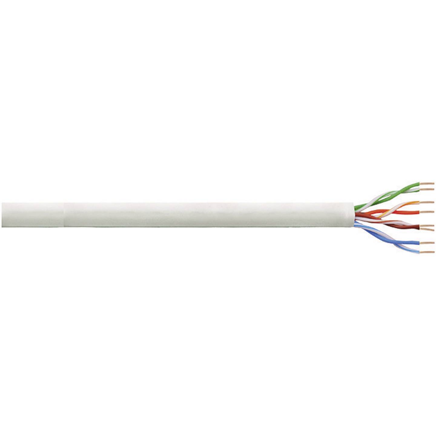 LogiLink U/UTP Kabel PVC kat.5 drut 100m szary