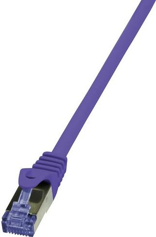 LogiLink Patchcord S/FTP fioletowy kat.6A LSZH  3,0m.
