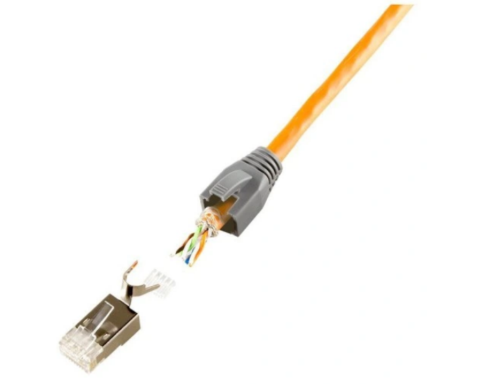 LogiLink Złącze  Wtyk RJ45 do kabli Cat6A, Cat7, Cat7A i Cat8.1 ( 10 sztuk opakowanie)
