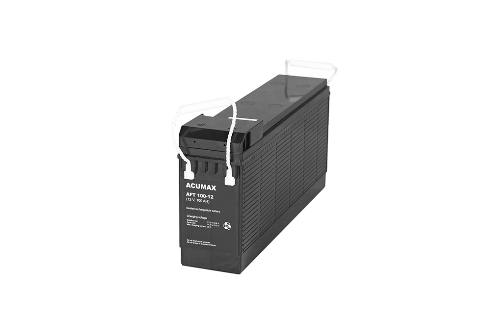 ACUMAX Akumulator 12V AFT 100Ah żywotność: 10-12 lat (front terminal)