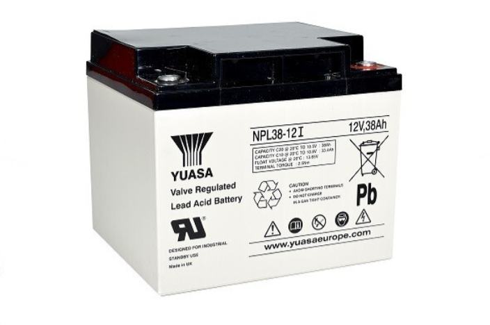 AKUMULATOR AGM YUASA NPL12V-38Ah o żywotności 6-9 lat