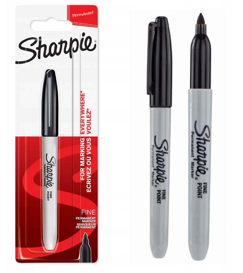 Sharpie Pisak trwały Fine czarny 1,0mm (blister 1szt.)