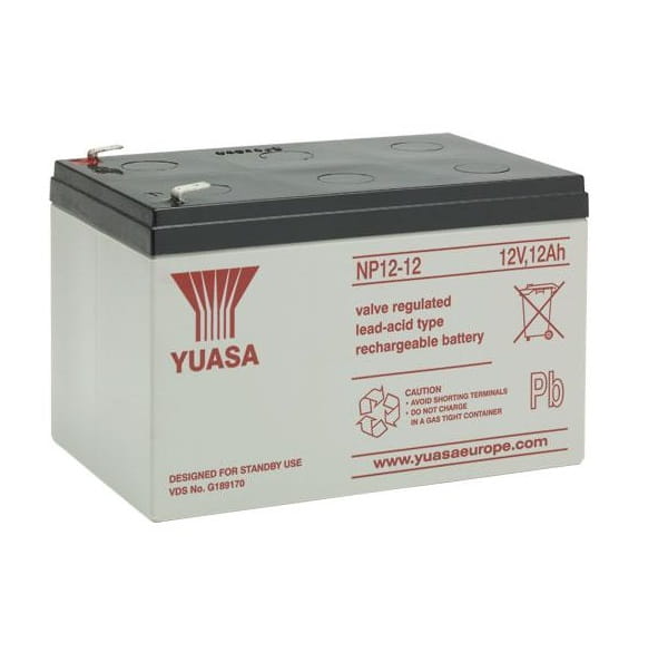 AKUMULATOR AGM YUASA NP12V-12Ah o żywotności 3-5 lat