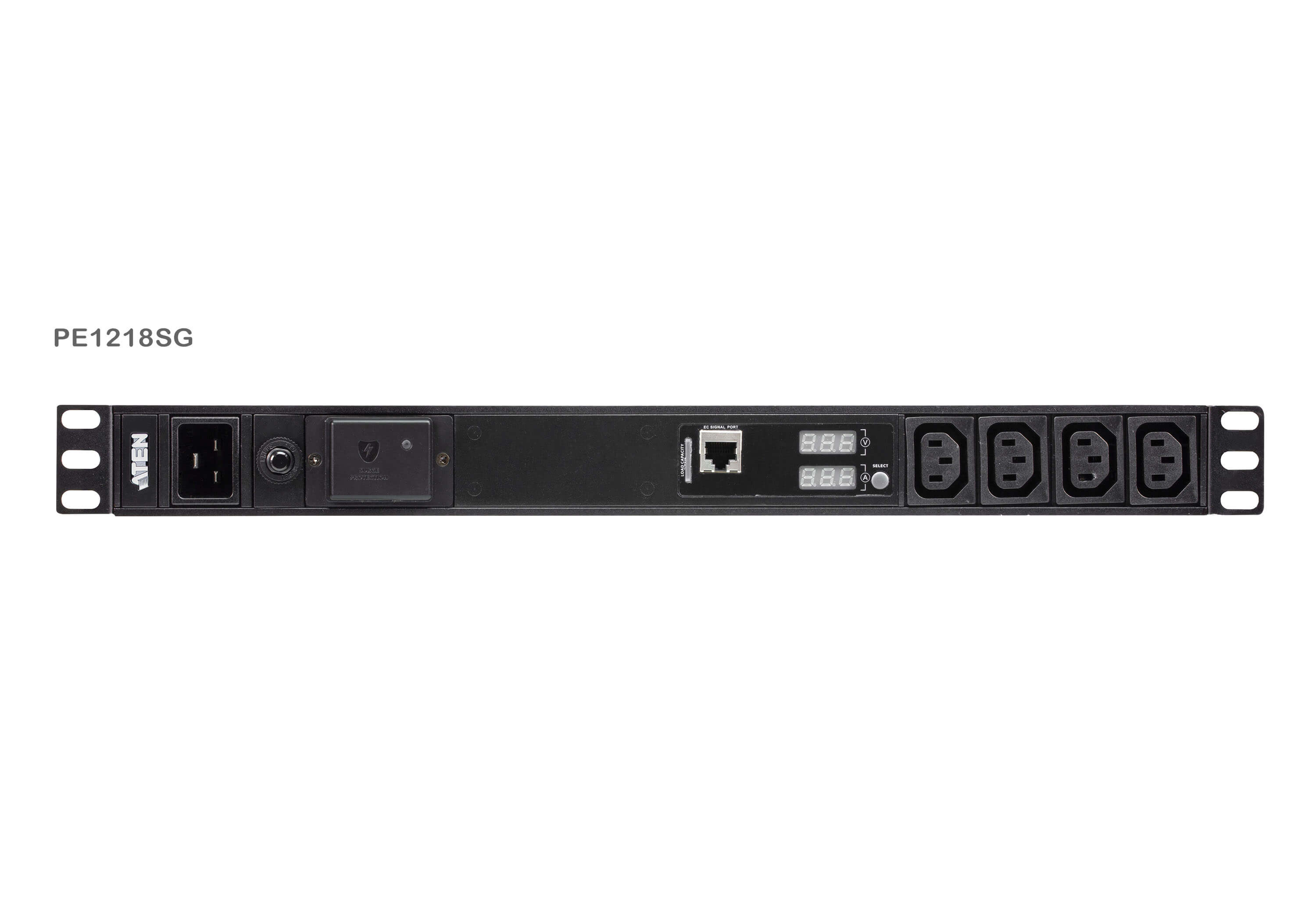 Aten Listwa PDU 18 port 16A Podstawowe PDU 1U z pomiarem i ochroną przeciwprzepięciową