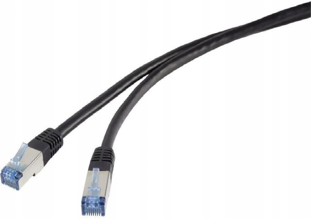 LogiLink Patchcord zewnętrzny czarny (outdoor) S/FTP Kat. 6A 2m PVC+PE